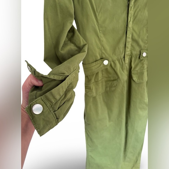 Good American Oversized Army Green Jumpsuit | Size 0 (XS-S) - Picture 14 of 16